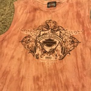 Harley Davidson sleeveless top